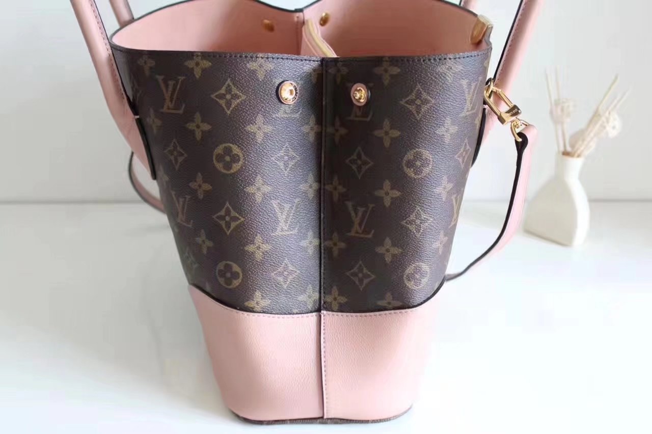 Louis Vuitton M43457 Flandrin Monogram Coated Canvas and Cowhide Leather Exterior Taupe Glace