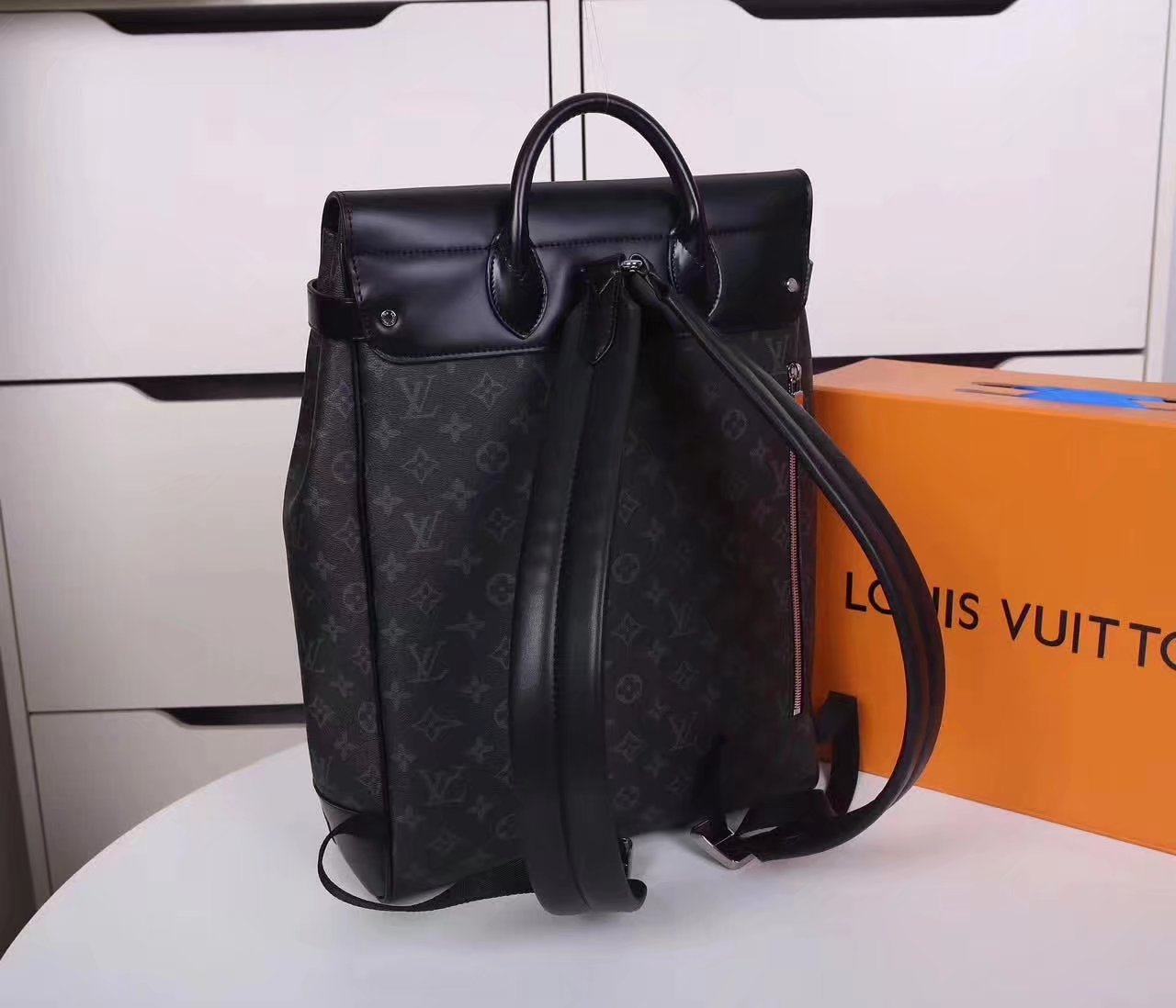 Louis Vuitton M44052 Steamer Men Backpack Supple Epi Leather