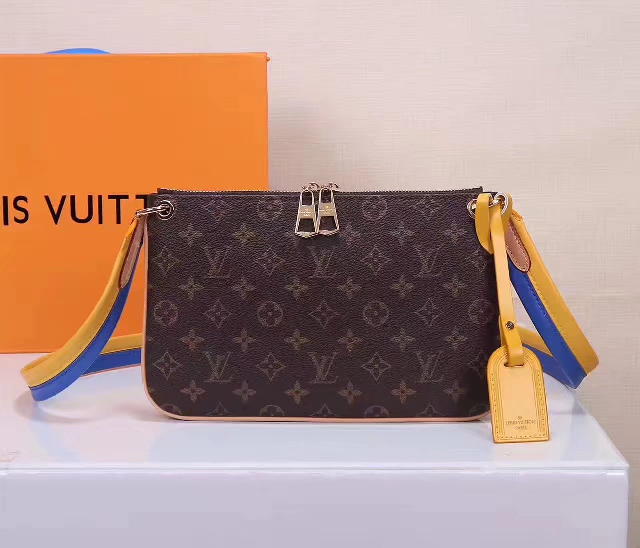 Louis Vuitton M44053 Lorette Coated Monogram Canvas Exterior