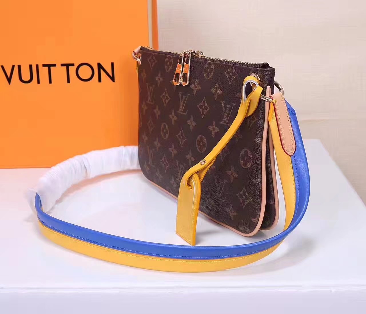 Louis Vuitton M44053 Lorette Coated Monogram Canvas Exterior