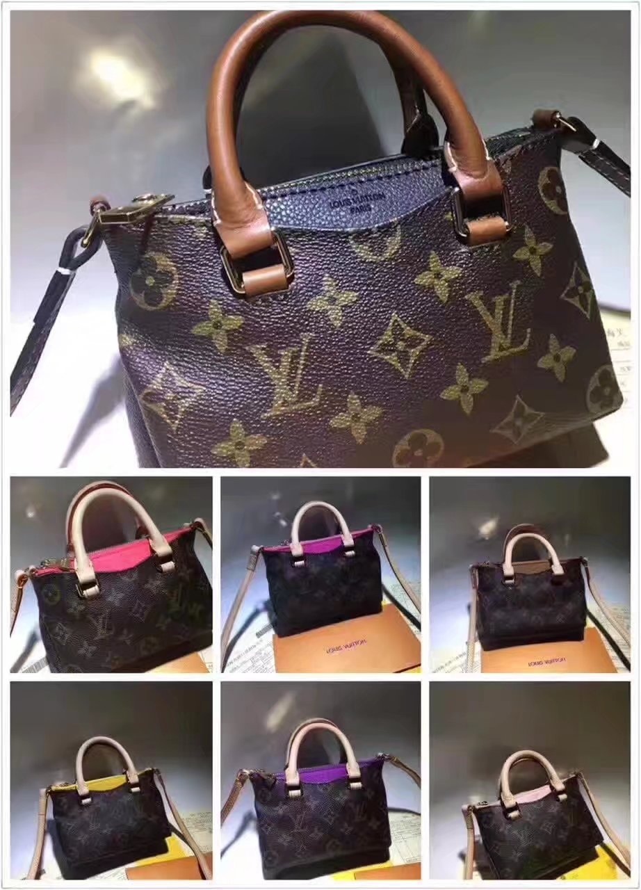 Louis Vuitton M61254 Nano Pallas Monogram Shoulder Bag