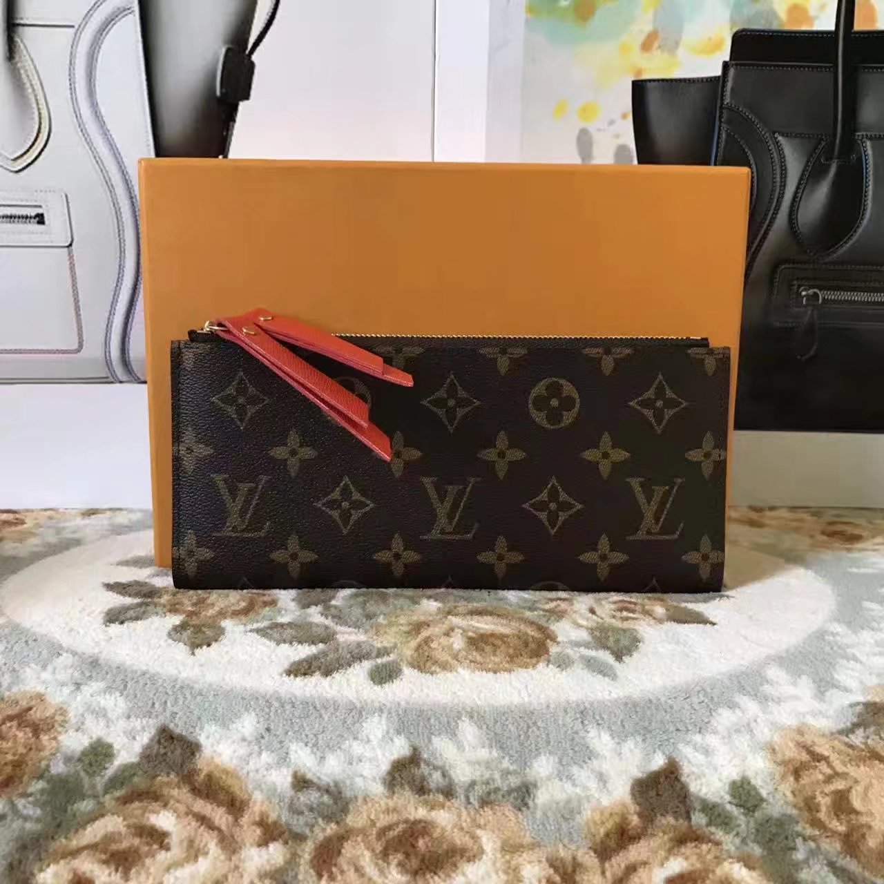 Louis Vuitton M61269 Adele Wallet Coquelicot