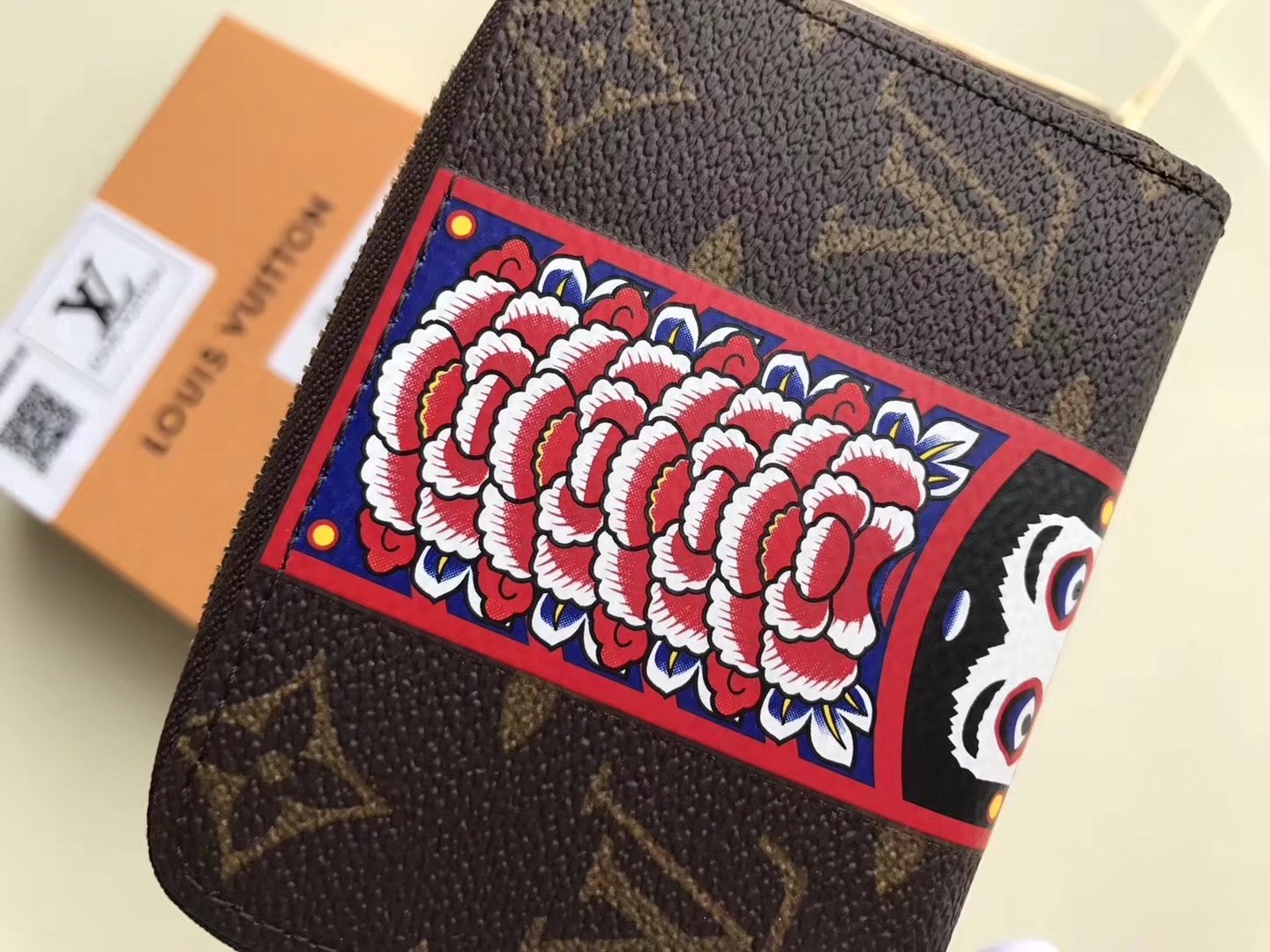 Louis Vuitton M62394 Kabuki Zippy Coin Purse Monogram Coated Canvas