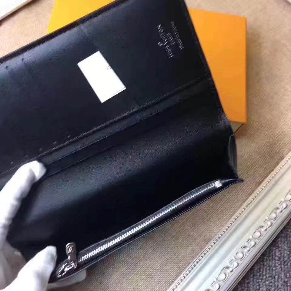 Louis Vuitton M62665 Multiple Long Wallet Black