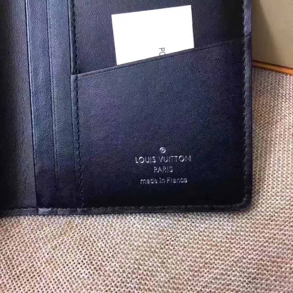 Louis Vuitton M62665 Multiple Long Wallet Black