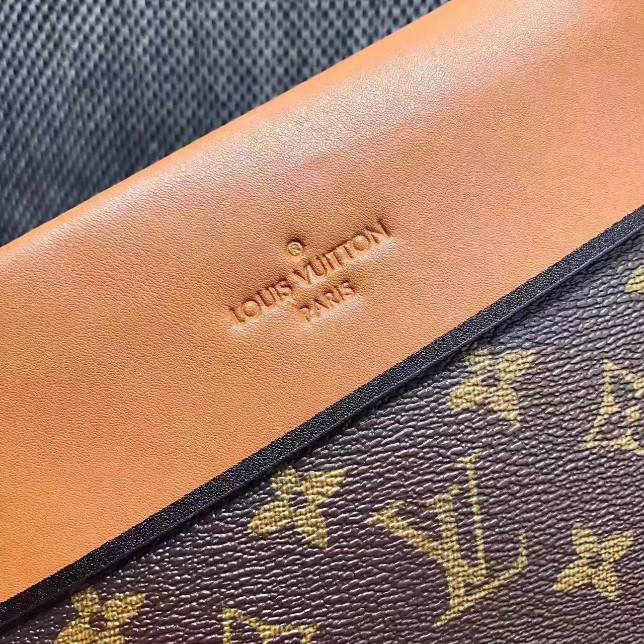 Louis Vuitton M64035 Monogram Pochette Tuileries Brown