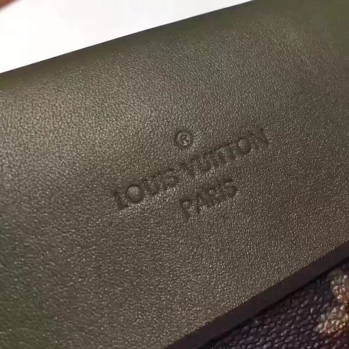 Louis Vuitton M64035 Monogram Pochette Tuileries Khaki