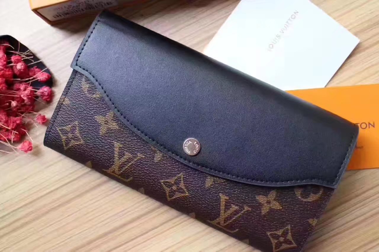 Louis Vuitton M64098 Sarah Wallet Monogram Black