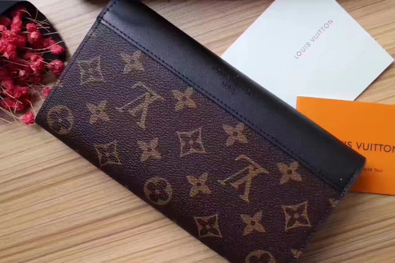 Louis Vuitton M64098 Sarah Wallet Monogram Black