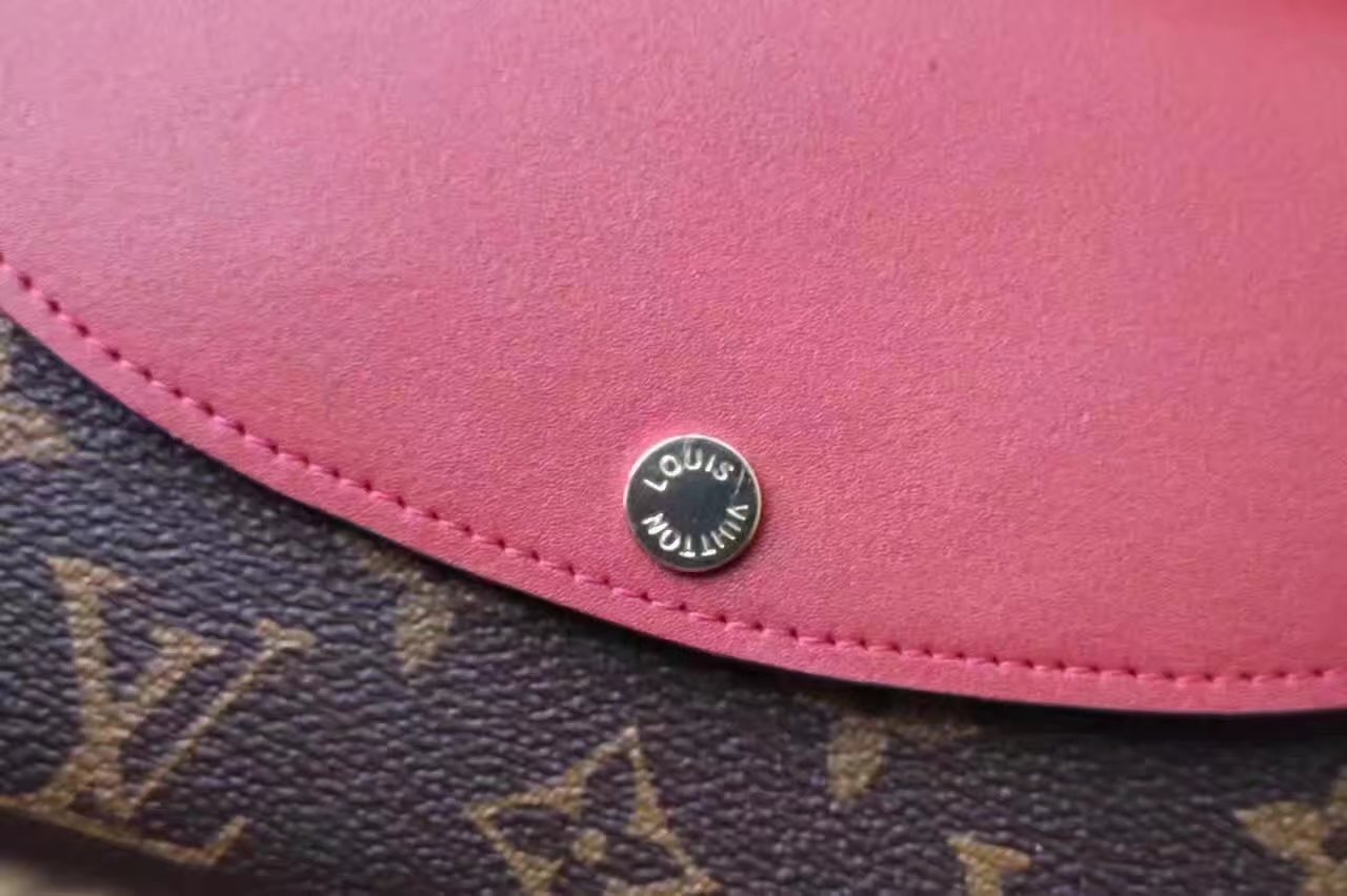 Louis Vuitton M64098 Sarah Wallet Monogram Dark Red