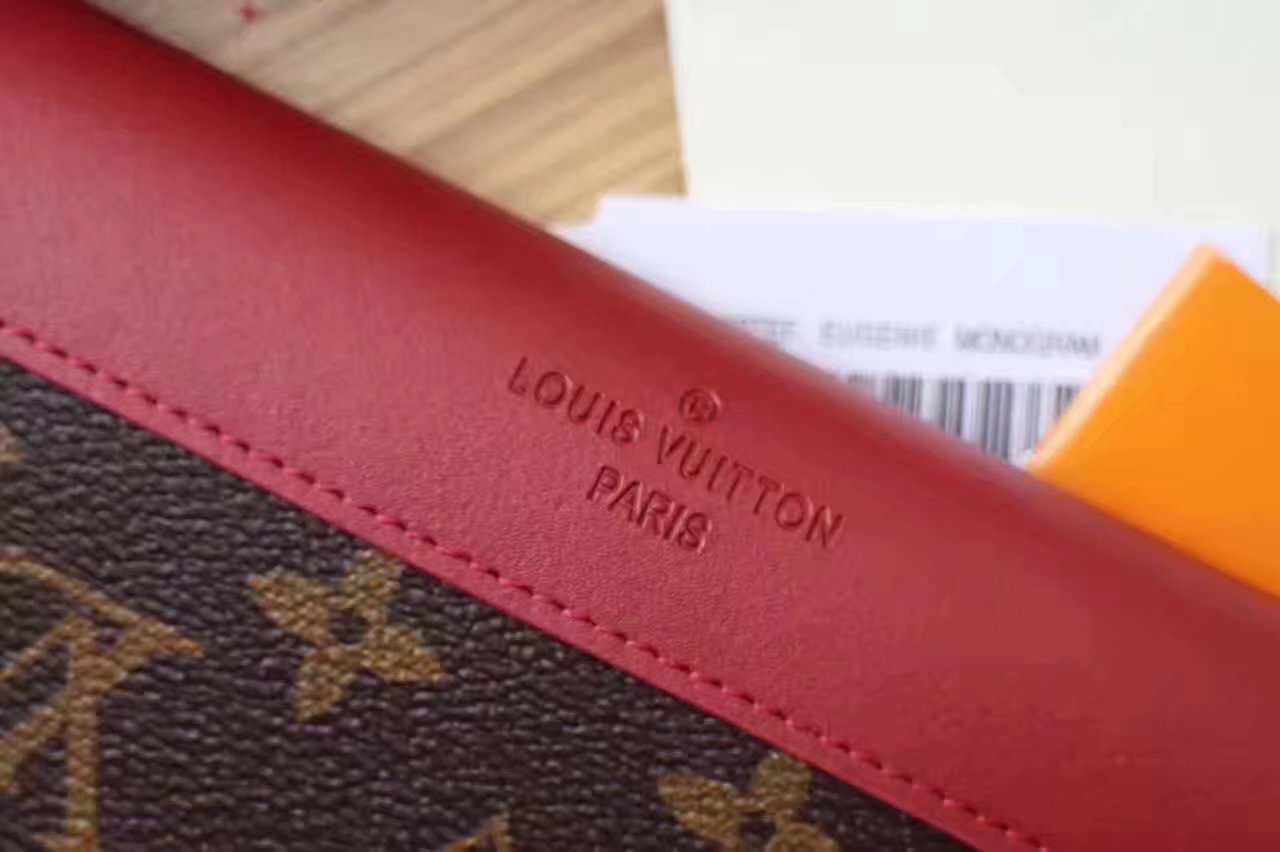 Louis Vuitton M64098 Sarah Wallet Monogram Dark Red