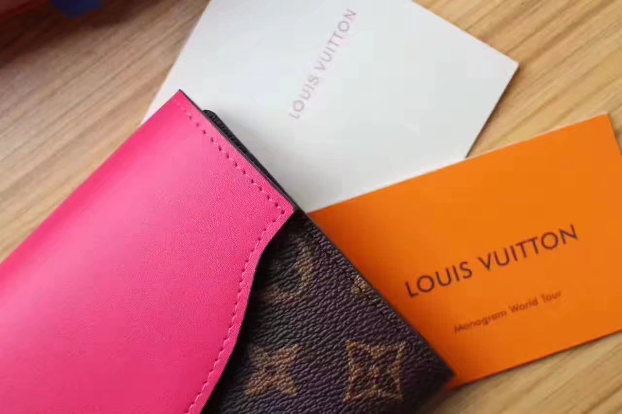 Louis Vuitton M64098 Sarah Wallet Monogram Pink