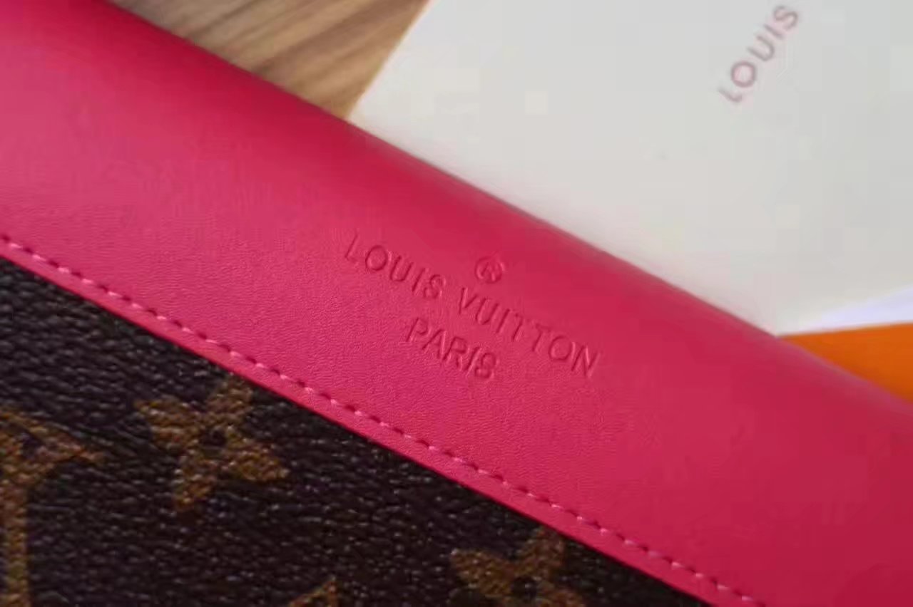 Louis Vuitton M64098 Sarah Wallet Monogram Pink