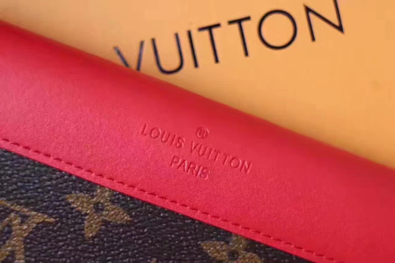 Louis Vuitton M64098 Sarah Wallet Monogram Red