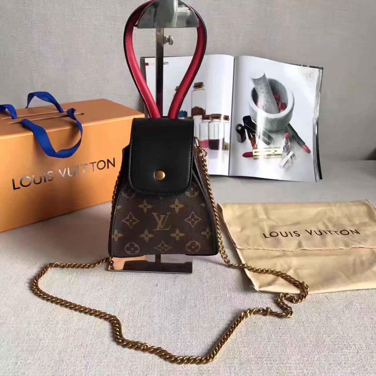 Louis Vuitton Mini Backpack Black Monogram Canvas