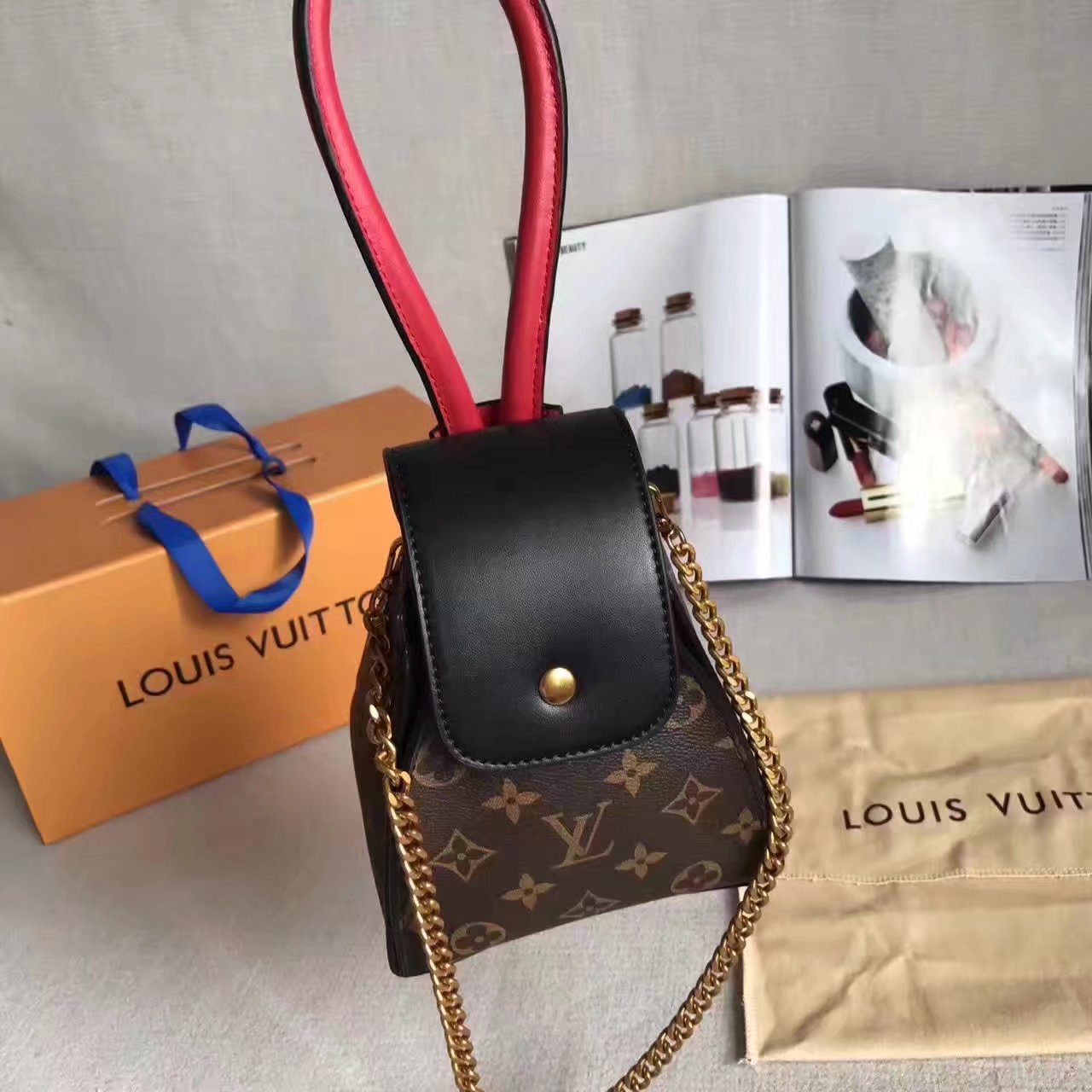 Louis Vuitton Mini Backpack Black Monogram Canvas