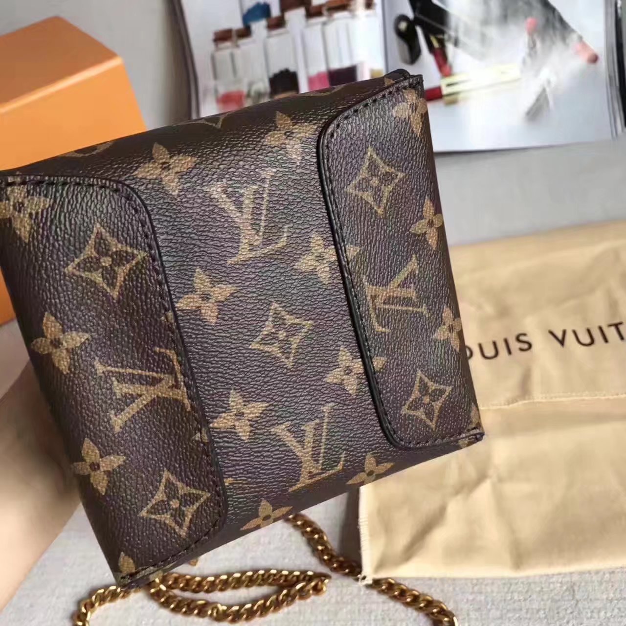 Louis Vuitton Mini Backpack Red Monogram Canvas