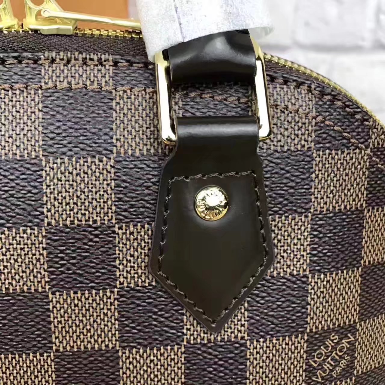 Louis Vuitton N41221 Alma BB Damier Ebene Canvas