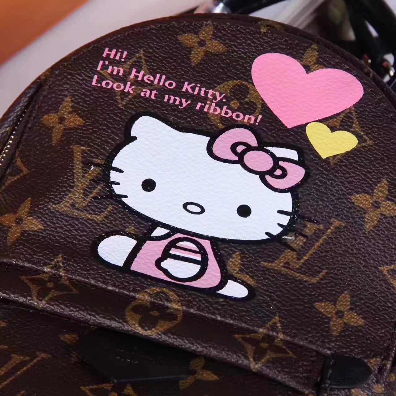 Louis Vuitton N44026 Hello Kitty Backpack Monogram Canvas