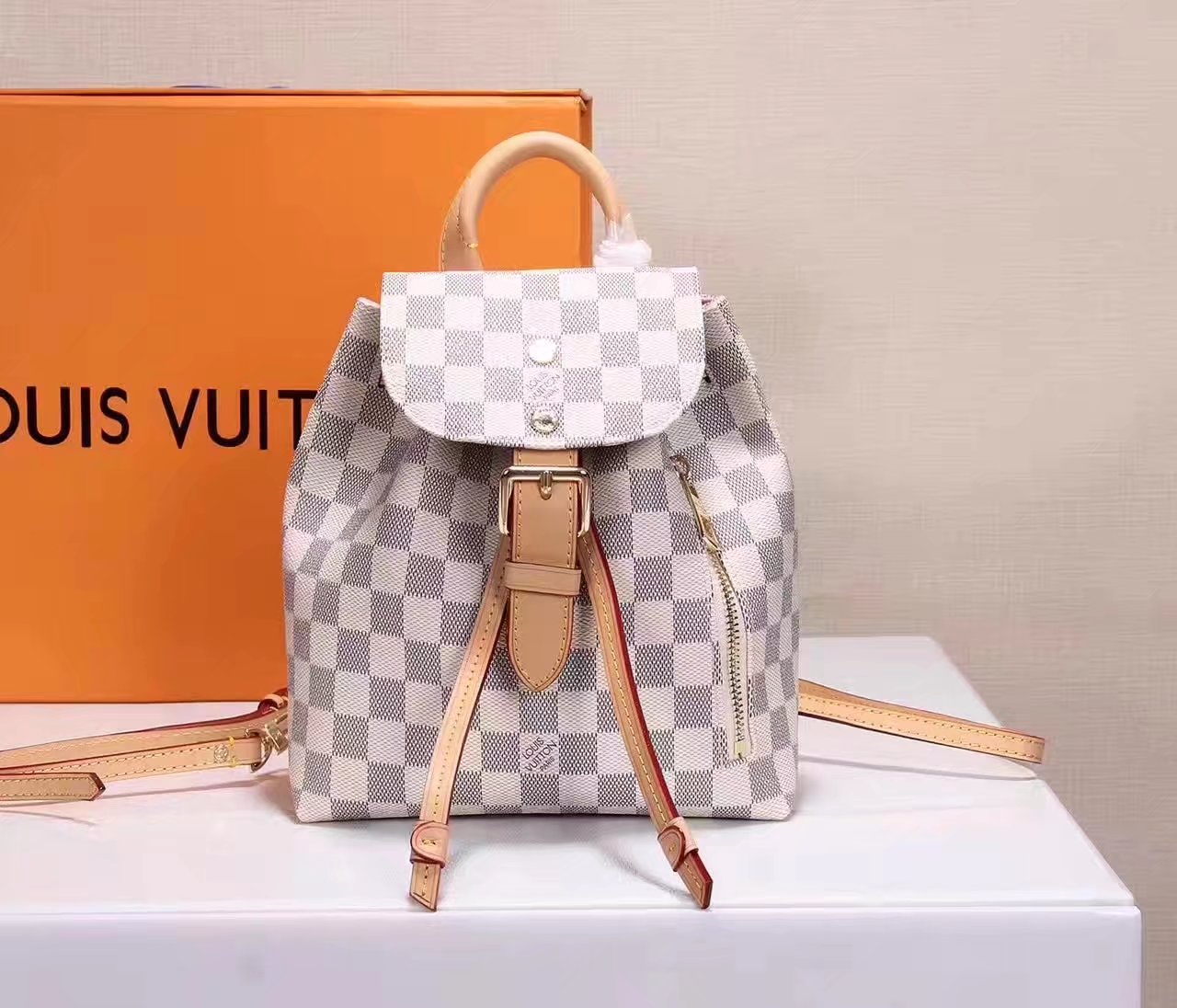 Louis Vuitton N44026 Sperone BB Backpack Damier Azur Nvprod