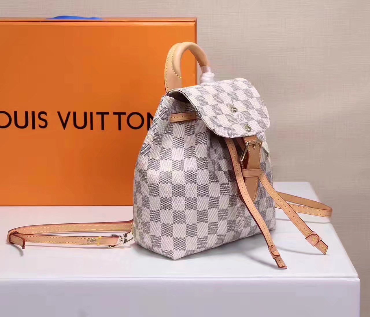 Louis Vuitton N44026 Sperone BB Backpack Damier Azur Nvprod