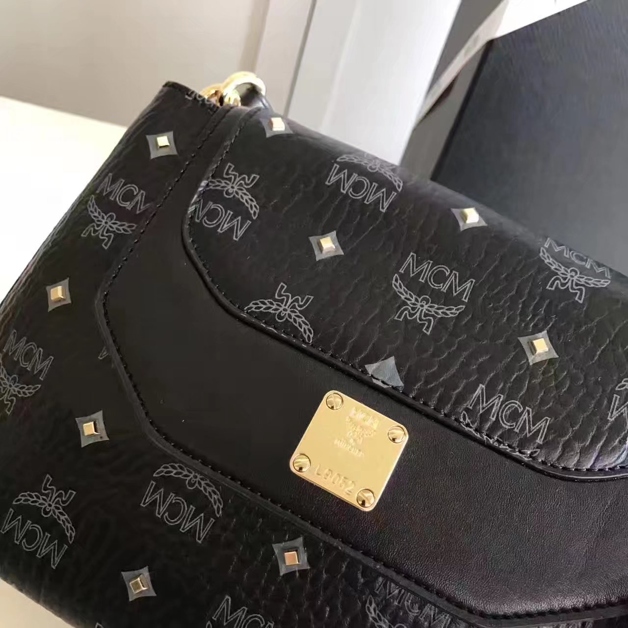 MCM Small Visetos Satchel Black