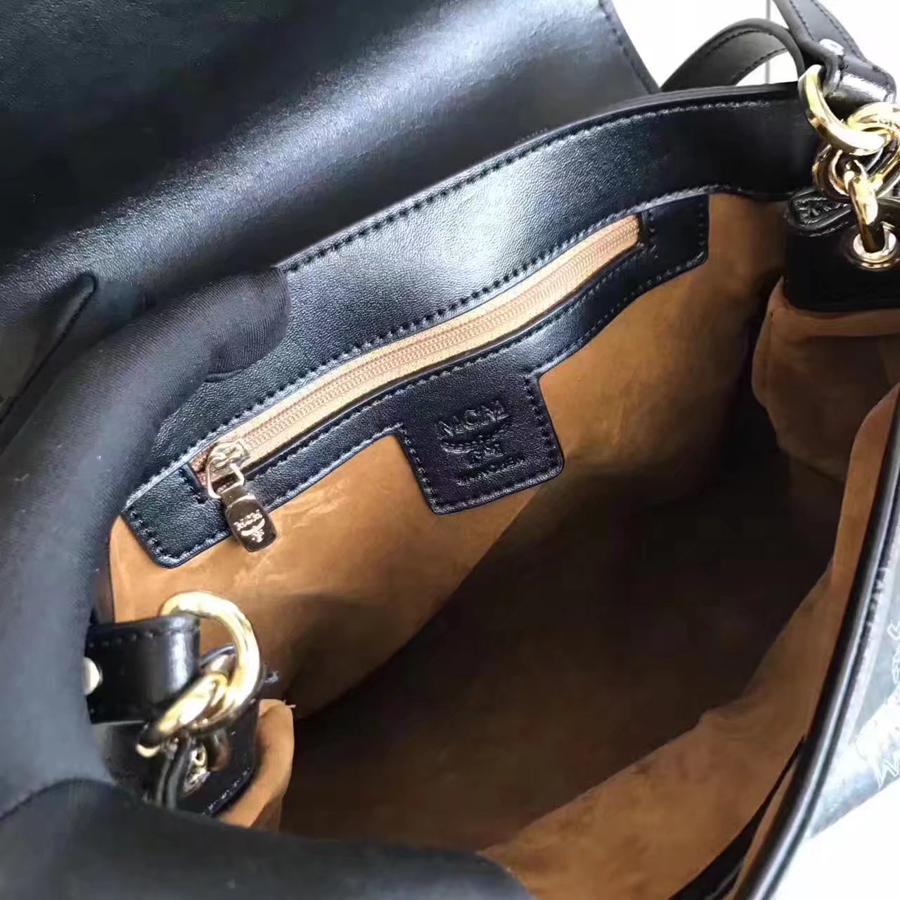 MCM Small Visetos Satchel Black