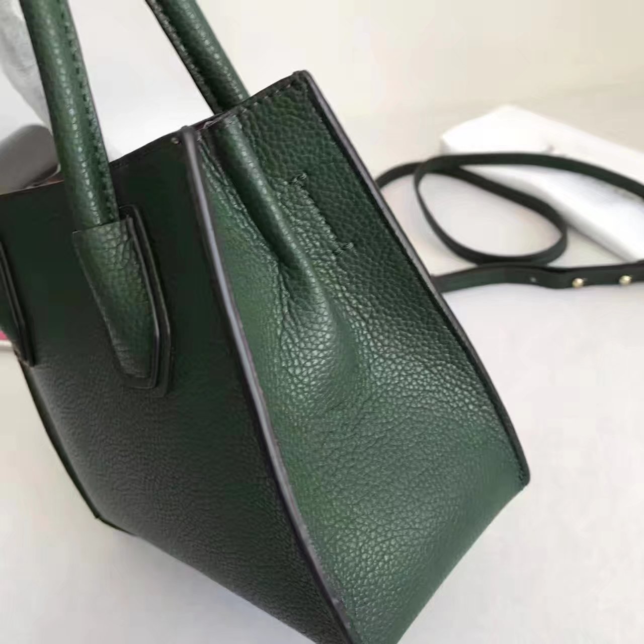 Michael Kors Mercer Leather Crossbody Green