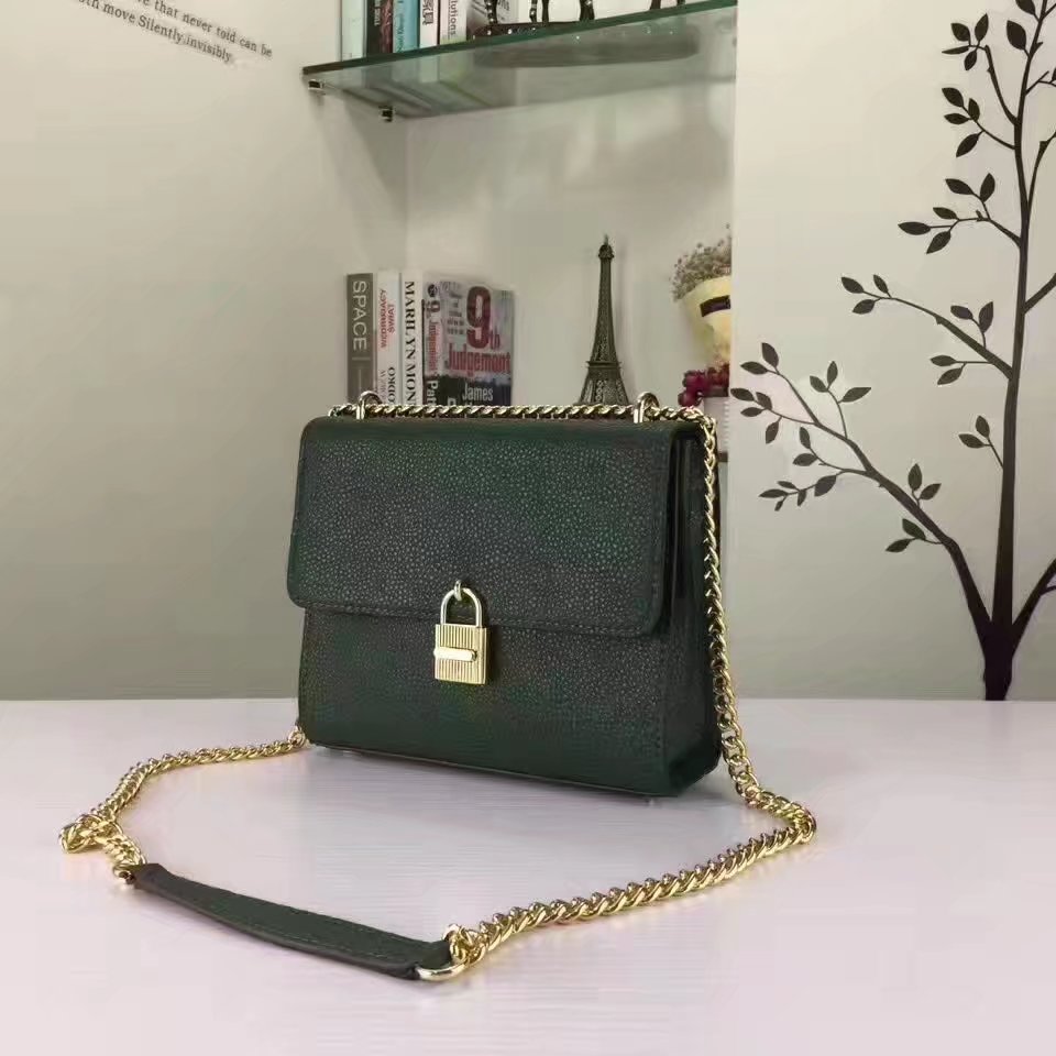 Michael Kors Mercer Lock Flap Women Tote Bag Green