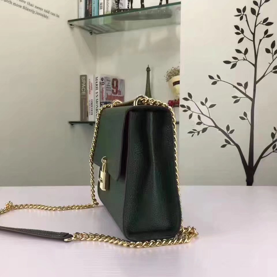 Michael Kors Mercer Lock Flap Women Tote Bag Green