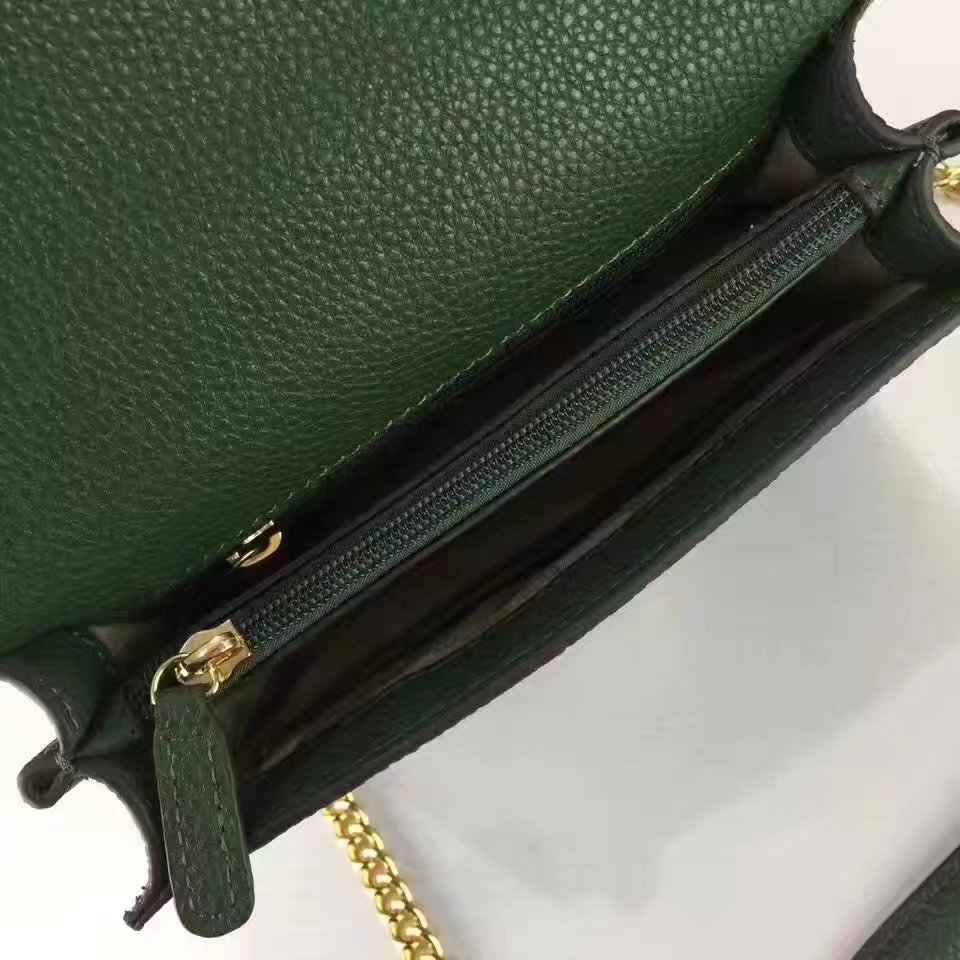 Michael Kors Mercer Lock Flap Women Tote Bag Green