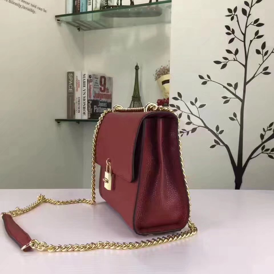 Michael Kors Mercer Lock Flap Women Tote Bag Red