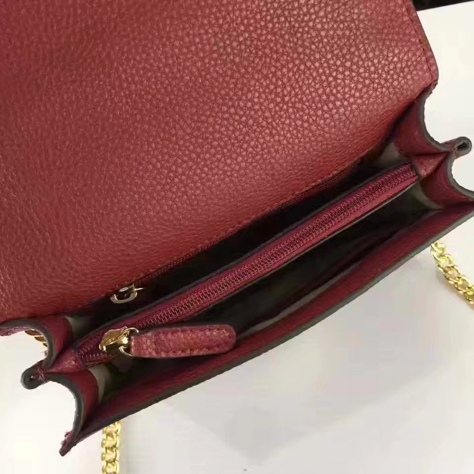 Michael Kors Mercer Lock Flap Women Tote Bag Red