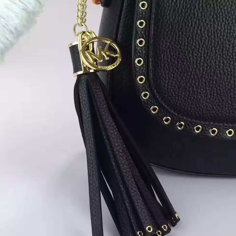 Michael Kors Mini Tassel Shoulder Bags Black