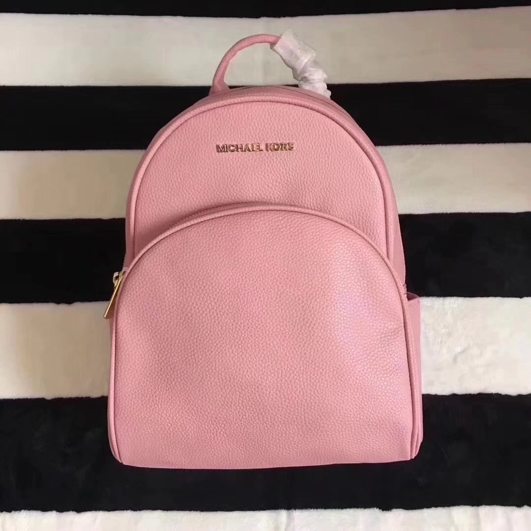 Michael Kors Women Leather Backpack Pink