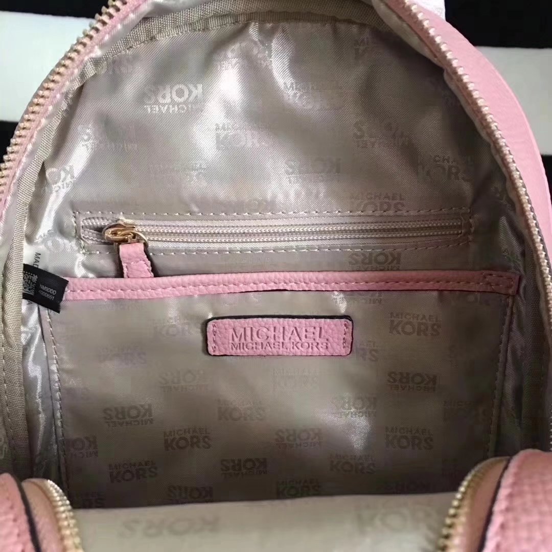 Michael Kors Women Leather Backpack Pink