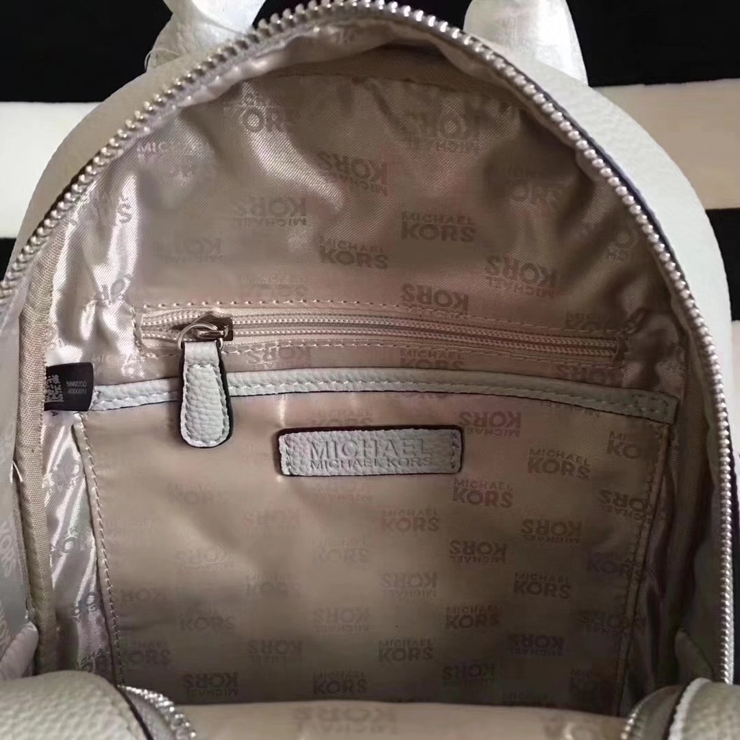 Michael Kors Women Leather Backpack White