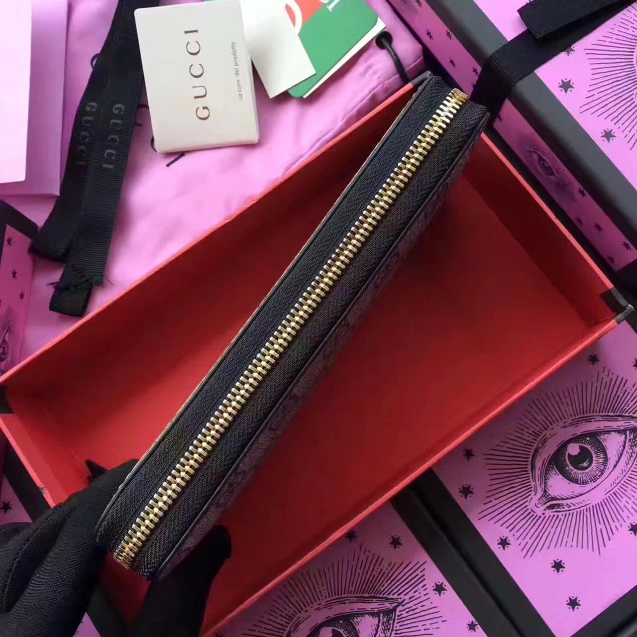 Oriainal Gucci 410102 GG Supreme Wallet