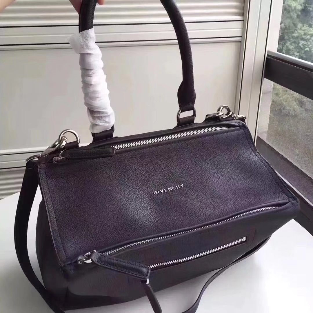 Original Copy Givenchy Mini Pandora Bag in Aged Black Leather