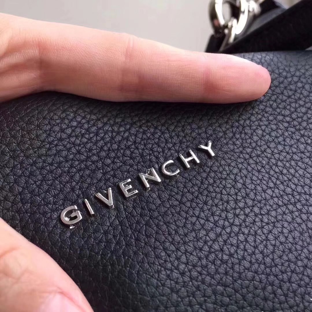 Original Copy Givenchy Mini Pandora Bag in Aged Black Leather