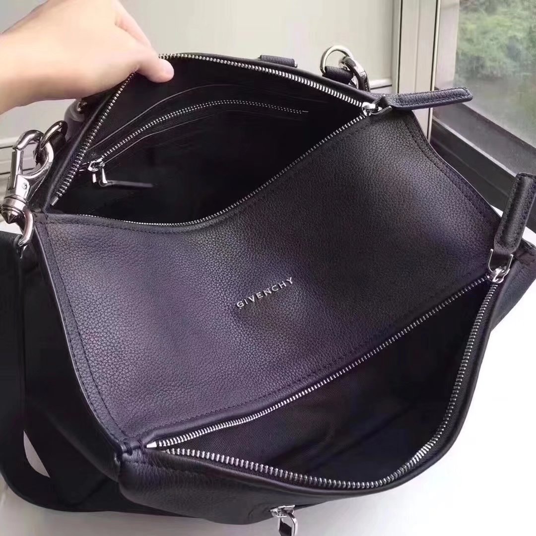 Original Copy Givenchy Mini Pandora Bag in Aged Black Leather