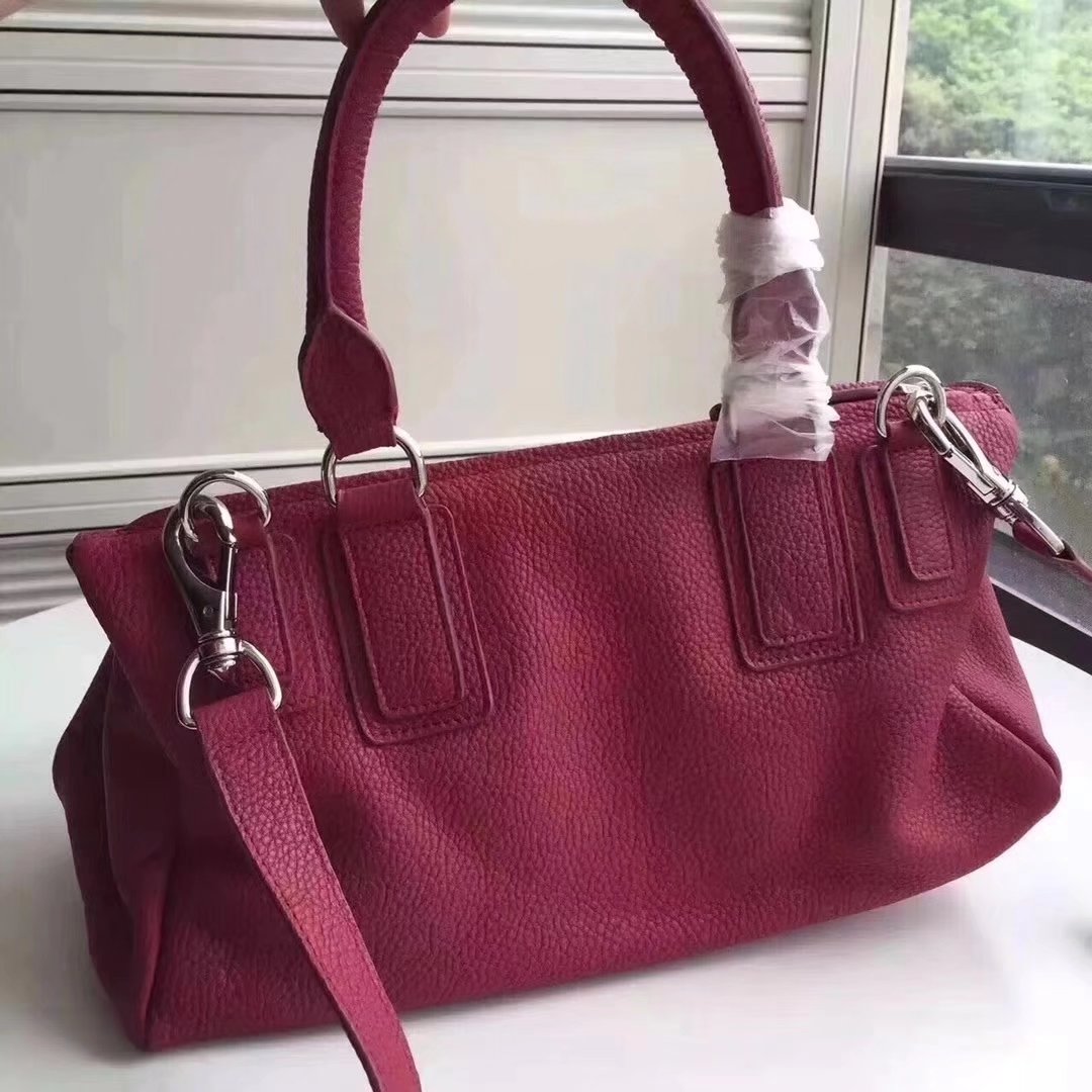 Original Copy Givenchy Mini Pandora Bag in Aged Burgundy Leather