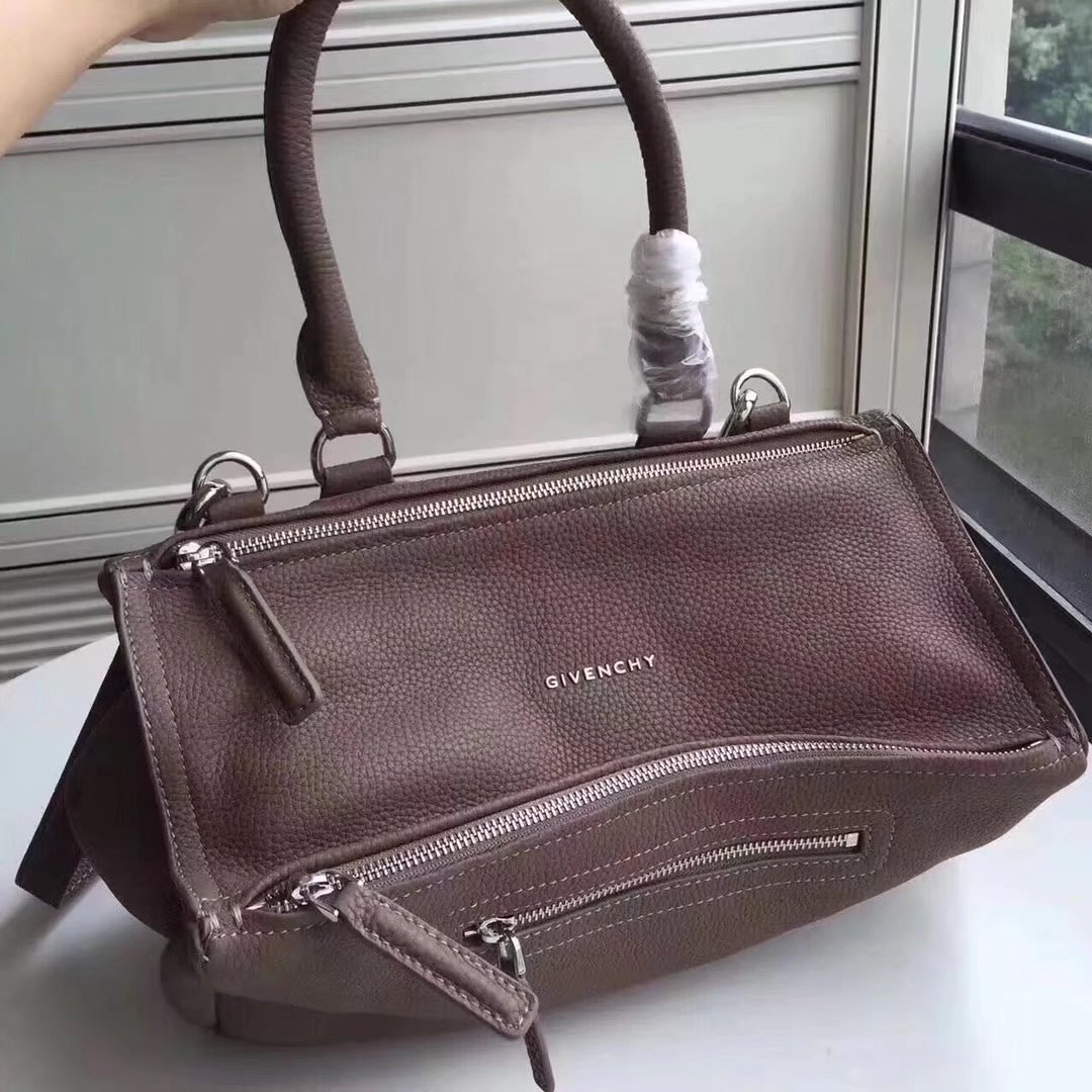 Original Copy Givenchy Mini Pandora Bag in Aged Chocolate Leather