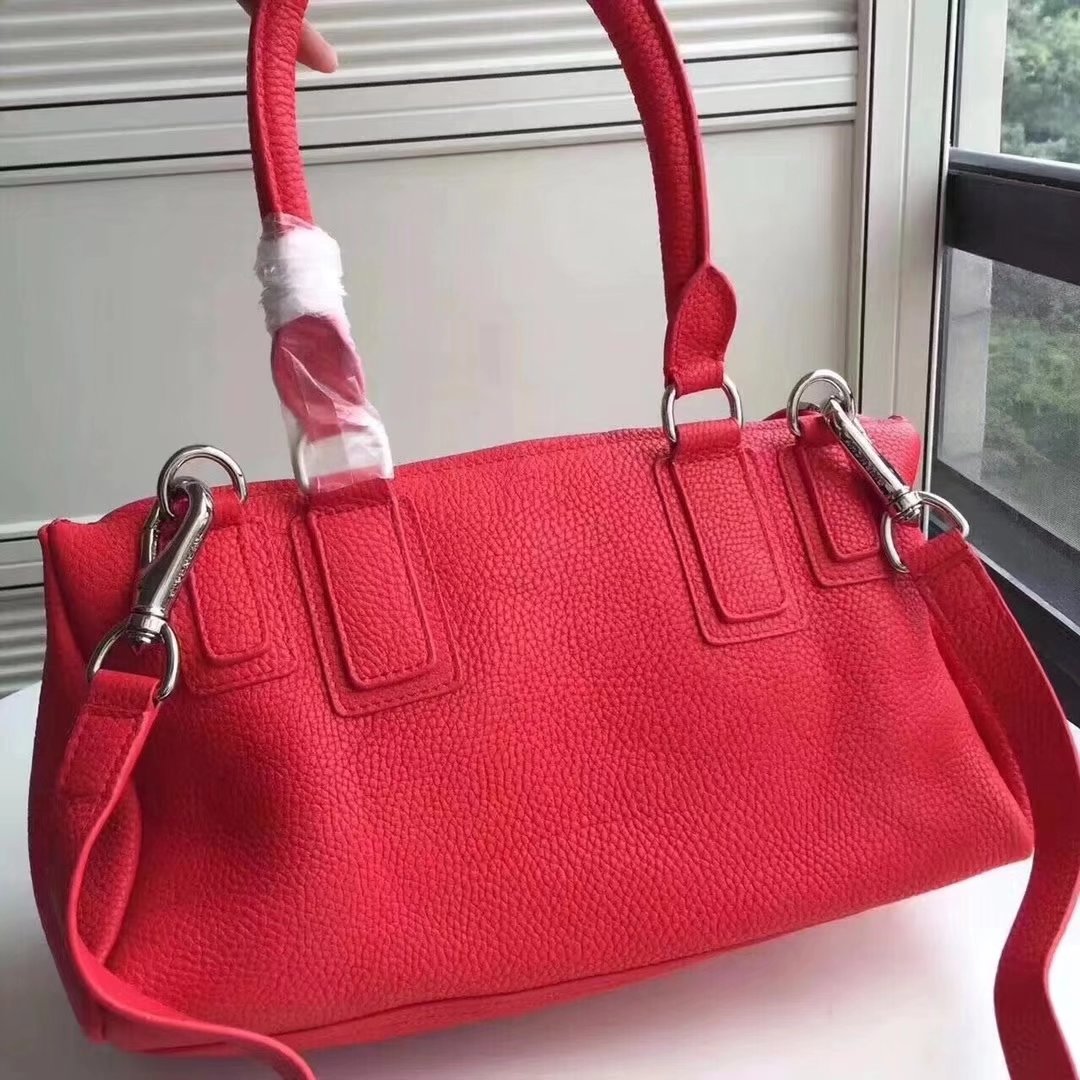 Original Copy Givenchy Mini Pandora Bag in Aged Red Leather