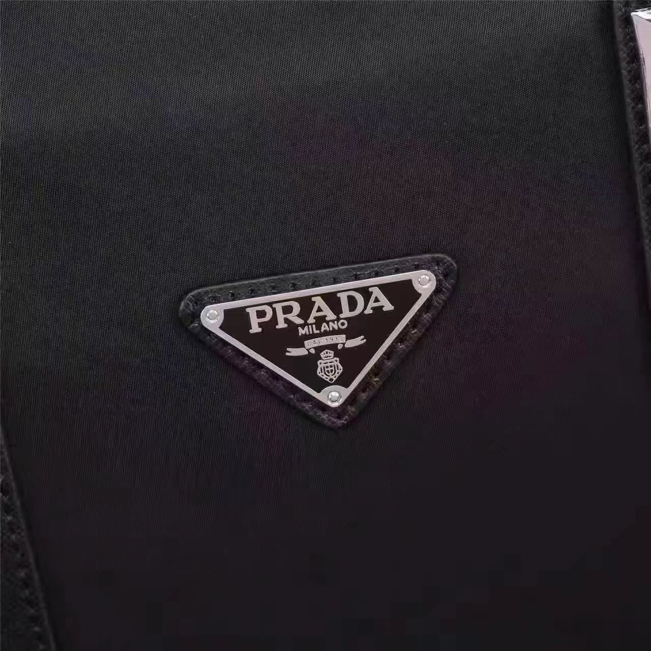 Prada 0017 Men Tote With Saffiano Leather Trim and Handles