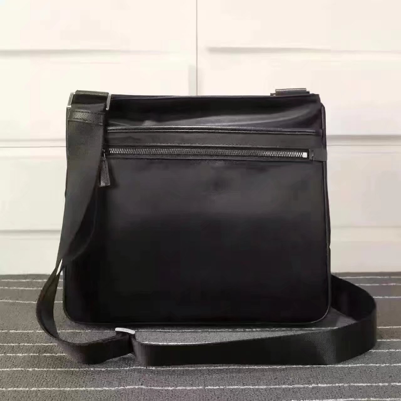 Prada 0251 Men Nylon Messenger Bag 