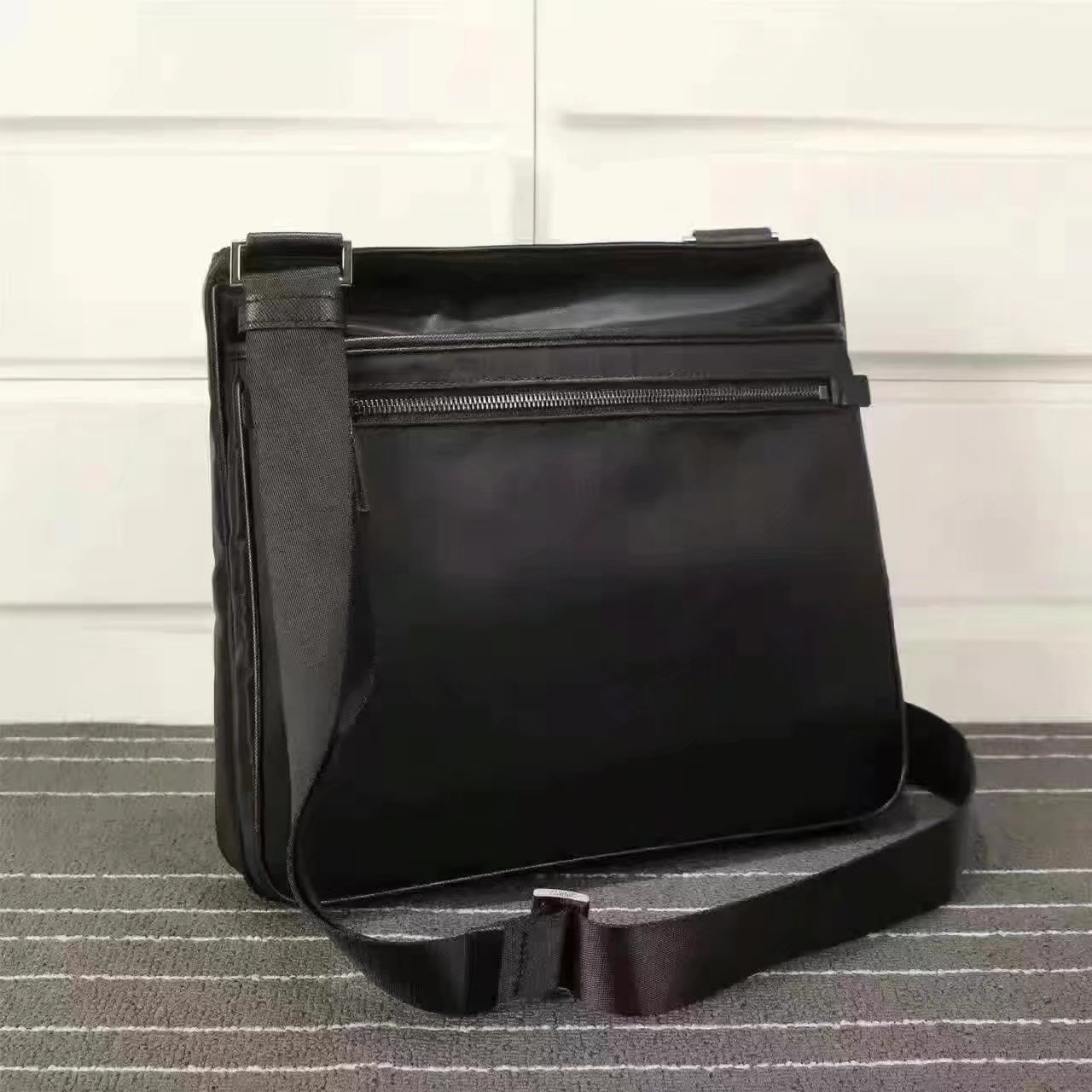 Prada 0251 Men Nylon Messenger Bag 