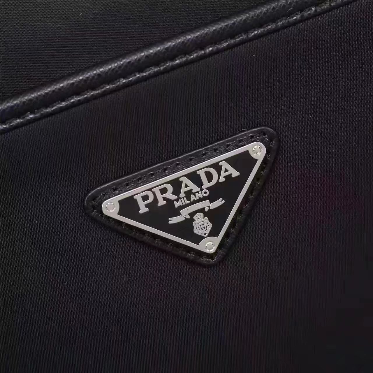 Prada 2VA002 Men Messenger Bag Black