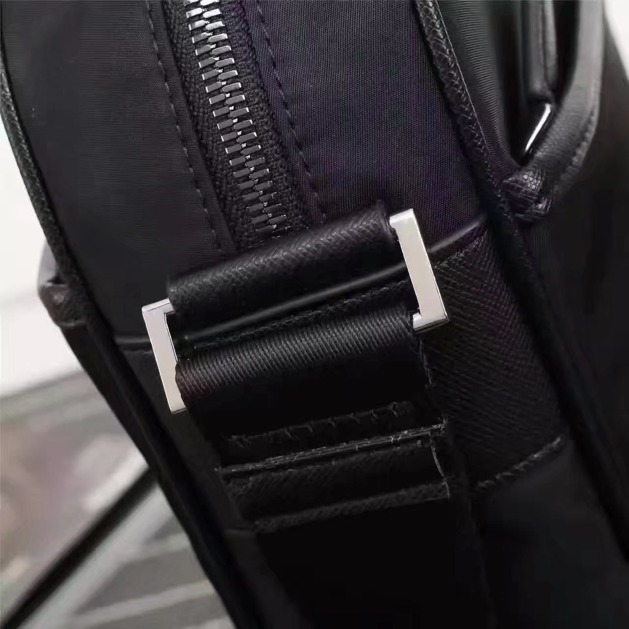 Prada 2VA002 Men Messenger Bag Black