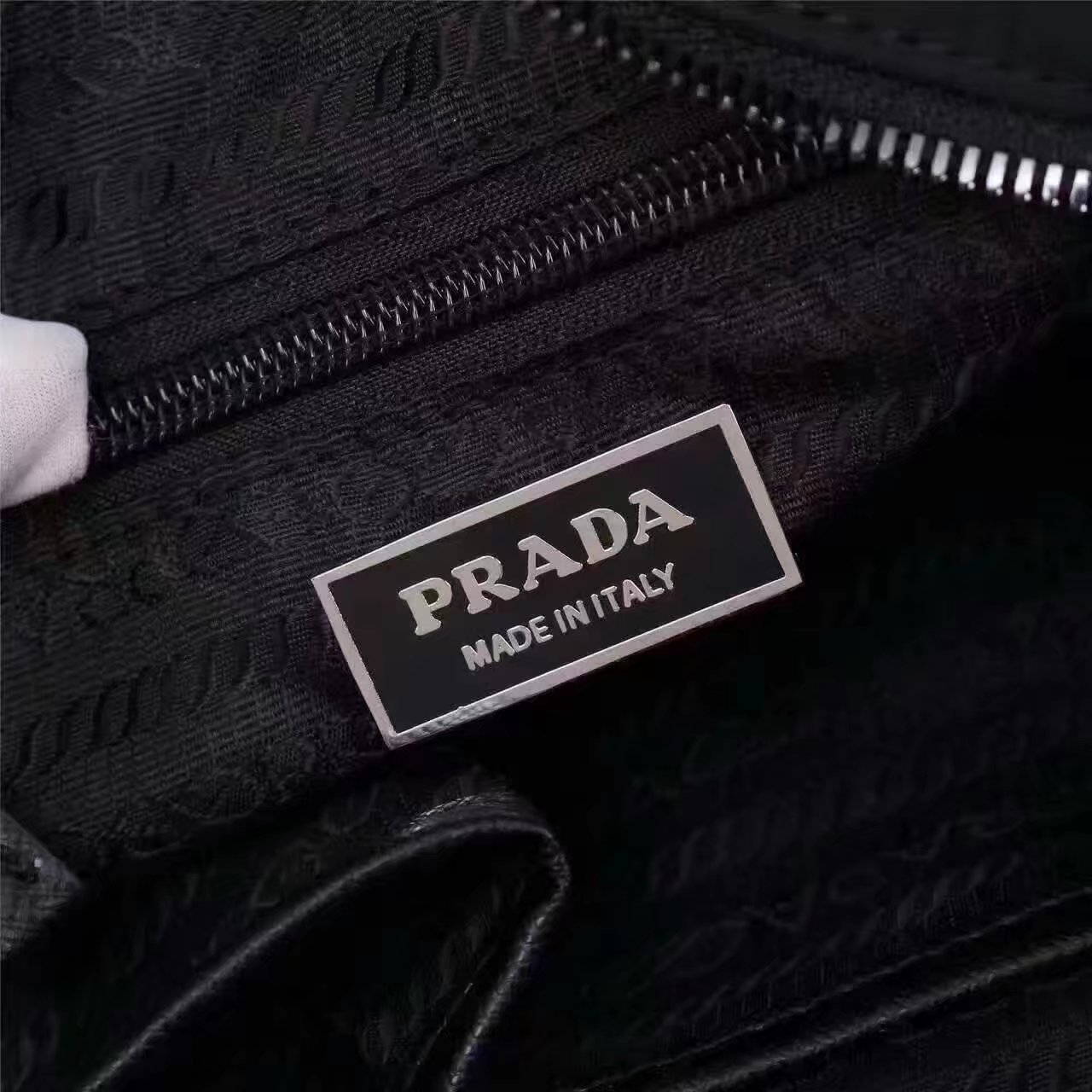 Prada 2VA002 Men Messenger Bag Black